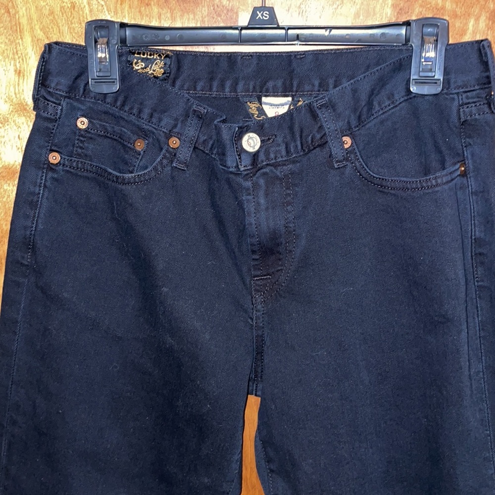 EUC Lucky brand classic rider jeans. Size 8/29. Color: black